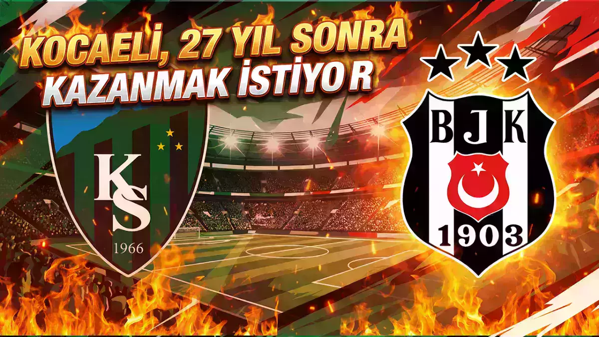 Kocaelispor, Beşiktaş karşısında 27 yıl sonra kazanmak istiyor